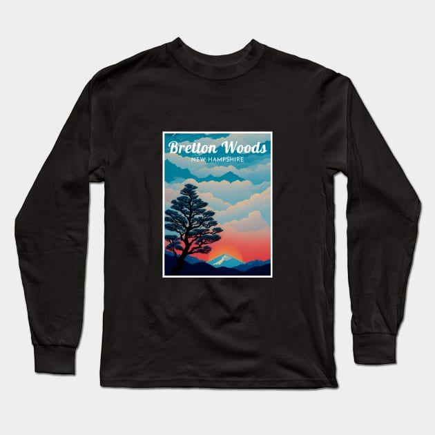 Bretton Woods New Hampshire United States ski Long Sleeve T-Shirt by UbunTo